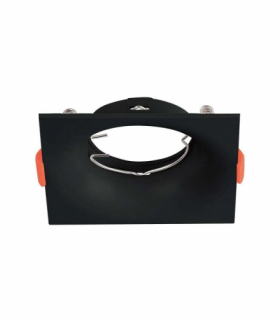 Oprawa wpuszczana Spot, Trzonek:GU10, Kwadratowa, Czarny V-TAC 6635