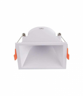 Oprawa wpuszczana Spot, Trzonek:GU10, Kwadratowa, Biały V-TAC 6638