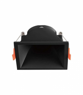 Oprawa wpuszczana Spot, Trzonek:GU10, Kwadratowa, Czarny V-TAC 6639