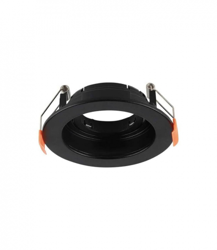 Oprawa wpuszczana Spot, Trzonek:GU10, Okrągła, Czarna V-TAC 6659