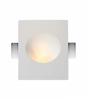 Oprawa wpuszczana Spot, Trzonek:GU10, Kwadratowa, Gips, Biała V-TAC 6771