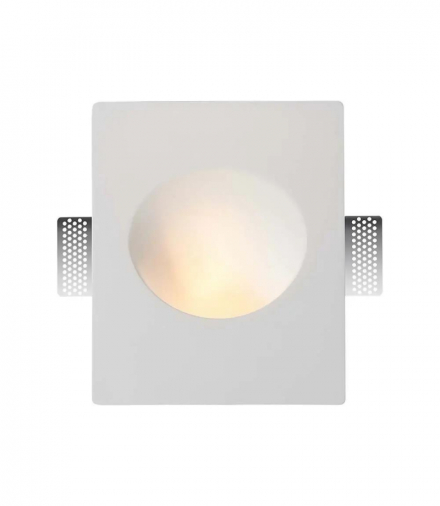 Oprawa wpuszczana Spot, Trzonek:GU10, Kwadratowa, Gips, Biała V-TAC 6771