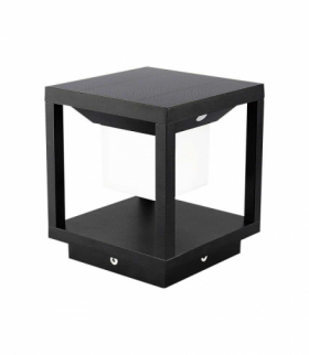 Lampa ogrodowa LED 2W solarna, Ciepła, Barwa:3000K, Obudowa: Czarna V-TAC 6805