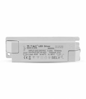 Zasilacz do Paneli LED 40W, 1050mA V-TAC 11352