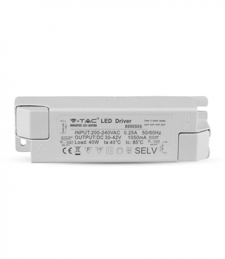 Zasilacz do Paneli LED 40W, 1050mA V-TAC 11352