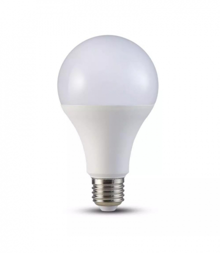 Żarówka LED E27 17W A65, Chip SAMSUNG, Zimna, Barwa:6400K, Ściemniana V-TAC 20190