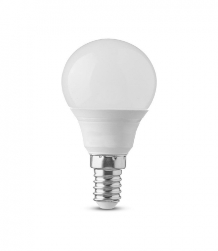Żarówka LED E14 4,5W P45 , Chip SAMSUNG, Zimna, Barwa:6400K, V-TAC 21170