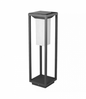 Lampa ogrodowa LED 2W solarna, Chip SAMSUNG, Ciepła, Barwa:3000K, Obudowa: Szara V-TAC 21785