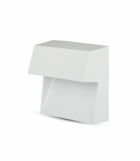 Oprawa Schodowa LED 3W, Neutralna, Barwa:4000K, Obudowa: Biała V-TAC 121403