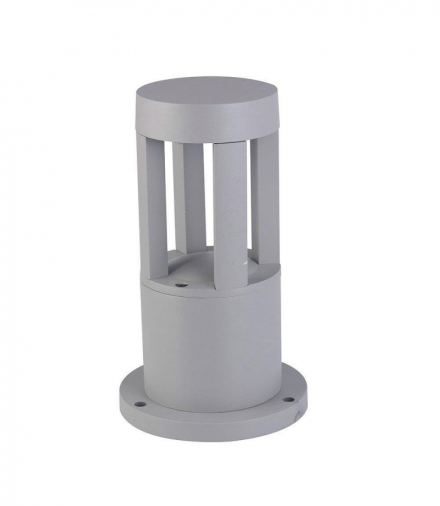 Słupek ogrodowy 10W, Barwa:4000K, Obudowa: Szara, Wysokość 25 cm V-TAC 128320