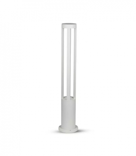 Słupek ogrodowy 10W, Barwa:3000K, Obudowa: Biała, Wysokość 80 cm V-TAC 128325