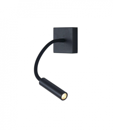 Kinkiet hotelowy LED 11W, Barwa:3000K, Czarny V-TAC 211485