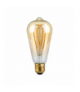 Żarówka LED E27 5W ST64 Filament-Deko, Super Ciepła (barwa zachód słońca), Barwa:2200K, Klosz: Bursztynowy, V-TAC 217220