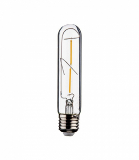 Żarówka LED E27 2W T30 Filament, klosz: Transparentny, Barwa:2700K, V-TAC 217251