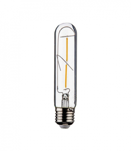 Żarówka LED E27 2W T30 Filament, klosz: Transparentny, Barwa:2700K, V-TAC 217251