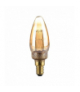 Żarówka LED E14 2W Filament - ART, Klosz Bursztynowy, Ultra Ciepła (barwa płomień świecy), Barwa:1800K, V-TAC 217472