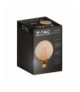 Żarówka LED E27 4W G125 Filament, Klosz Bursztynowy, Ultra Ciepła (barwa płomień świecy), Barwa:1800K, V-TAC 217475