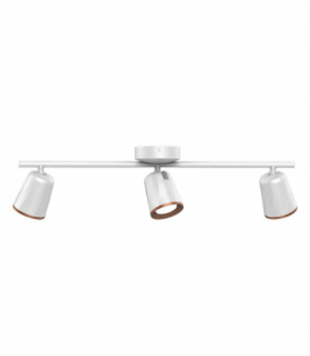 Lampa sufitowa 18W, Barwa:3000K, Biały - Pierścień miedź V-TAC 218258