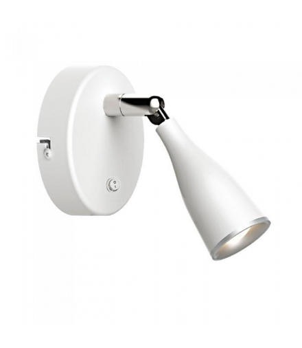 Kinkiet LED 4,5W z wyłącznikiem, Barwa:3000K, Biały V-TAC 218675