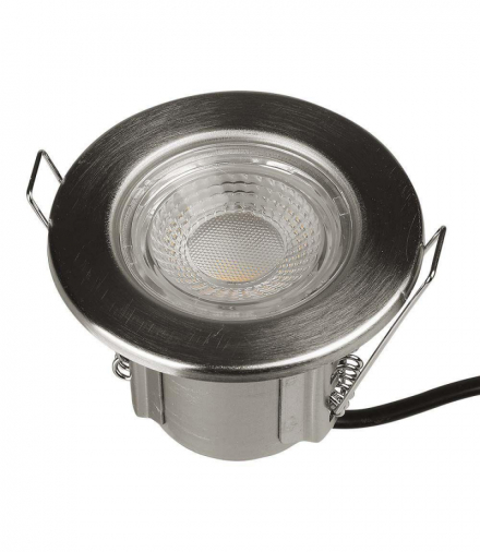 Oprawa wpuszczana Spot ognioodporna 5W Chip SAMSUNG, Barwa: 3000K, Nikiel, Opakowanie: 10szt. V-TAC 218890