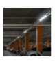 Lampa hermetyczna 36W 120CM, Chip Samsung, Klosz Mleczny, Klipsy: stal nierdzewny, Barwa:6400K V-TAC 2120216