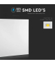 VT-6242 40W LED BACKLITE PANEL 595x595mm WITH LIFUD DRIVER(TP-A RATED & FLICKER FREE)COLORCODE 6400K 1PC