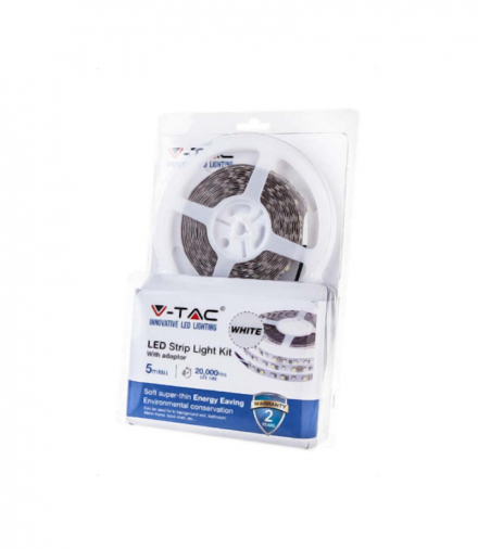 VT-5050 30 IP20-RGB Taśma LED, Zestaw, SMD5050 30 LED, Barwa RGB, IP20