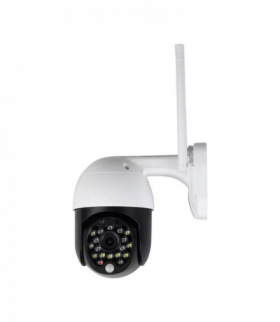 VT-5159 P09-18 IP Kamera zewnętrzna WIFI z czerwonymi i niebieskimi diodami-3MP-IP65-DOME