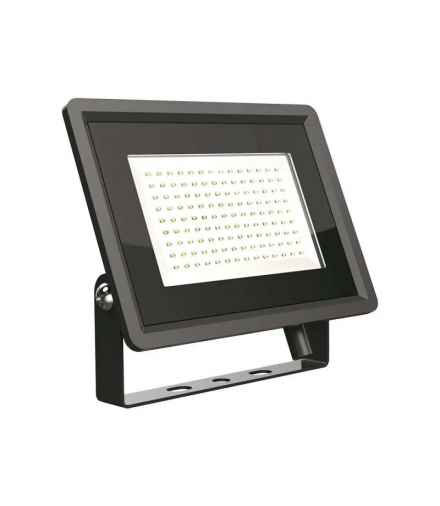 Naświetlacz LED 100W, Seria: F-Class, Ciepła, Barwa:3000K, Obudowa: Czarna V-TAC 6721