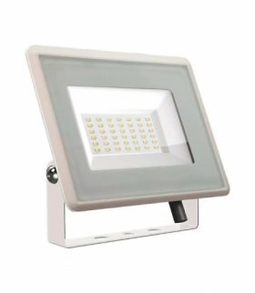 Naświetlacz LED 30W, Seria: F-Class, Ciepła, Barwa:3000K, Obudowa: Biała V-TAC 6746