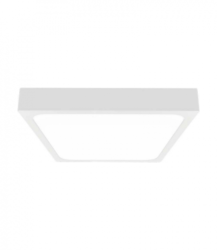 Plafon LED 18W, Średnica: 225mm, Barwa:6500K, Klosz: Kwadratowy mleczny biała ramka, IP44 V-TAC 7626