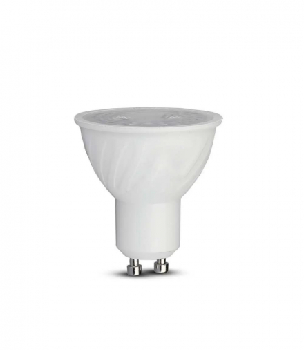 Żarówka LED GU10 6W, Zimna, Barwa:6400K, Chip SAMSUNG, Kąt 38 stopni, Ściemniana, V-TAC 21197
