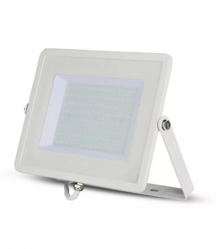 Naświetlacz LED 100W SMD, Chip SAMSUNG, Ciepła, Barwa:3000K, Obudowa: Biała V-TAC 21415