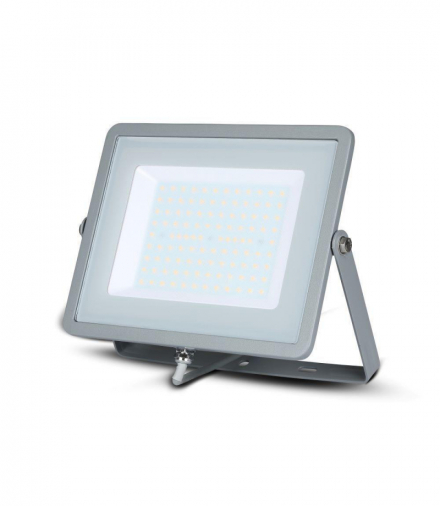 Naświetlacz LED 100W SMD, Chip SAMSUNG, Neutralna, Barwa:4000K, Obudowa: Szara V-TAC 21473