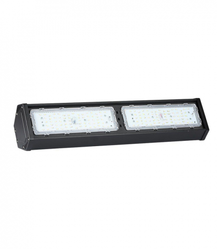 HIGHBAY 100W Liniowy LED, Chip SAMSUNG, Neutralna, Barwa:4000K, Obudowa: Czarna, Wydajność: 120lmw, Kąt 120 stopni V-TAC 21891