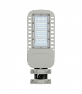 Lampa uliczna LED 30W Slim, Chip SAMSUNG, Barwa:6500K, Wydajność: 135lm/w V-TAC 21957