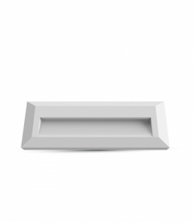 Oprawa Schodowa LED 3W, Neutralna, Barwa:4000K, Obudowa: Biała, Kwadrat V-TAC 211326