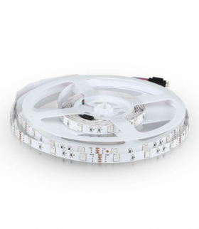 Taśma Pasek LED 6W Barwa: RGB, IP20, Rolka:5m V-TAC 212124