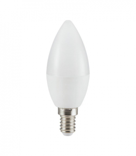 Żarówka LED E14 4,5W C35 , Zimna, Barwa:6400K, , Opakowanie: 6szt. V-TAC 212738