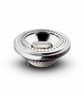 Żarówka LED G53 13,5W AR111, Neutralna, Barwa:4000K, Kąt 20 stopni, Trzonek: G53, Zasilanie:12V V-TAC 214062
