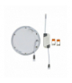 Panel LED 12W Panel LED, Ciepła, Barwa:3000K, Okrągła V-TAC 214857