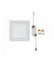 Panel LED 12W Panel LED, Neutralna, Barwa:4000K, Kwadratowa V-TAC 214867