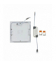 Panel LED 12W Panel LED, Zimna, Barwa:6400K, Kwadratowa V-TAC 214868