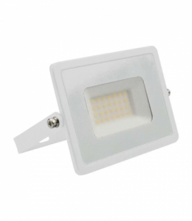 Naświetlacz LED 30W SMD, Ciepła, Barwa:3000K, Obudowa: Biała V-TAC 215955