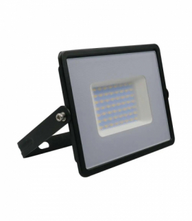 Naświetlacz LED 50W SMD, Ciepła, Barwa:3000K, Obudowa: Czarna V-TAC 215958