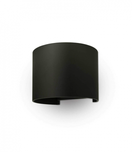 Kinkiet walec LED 6W, CHIP BRIDGELUX, Barwa:3000K, Czarny V-TAC 217081