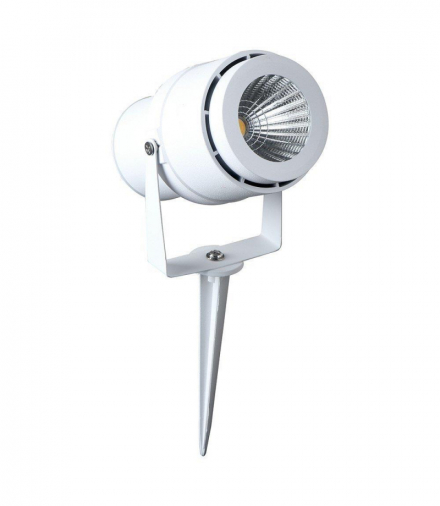 Oprawa ogrodowa 12W SPIKE, Ciepła, Barwa:3000K, Obudowa: Biały V-TAC 217547