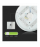 Plafon LED 24W DOME, Średnica: 350, Klosz: Mleczny, Barwa:3w1 V-TAC 217607