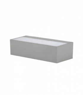Lampa ścienna LED 9W, Kierunek: Góra-Dół, Neutralna, Barwa:4000K, Obudowa: Szary V-TAC 218240