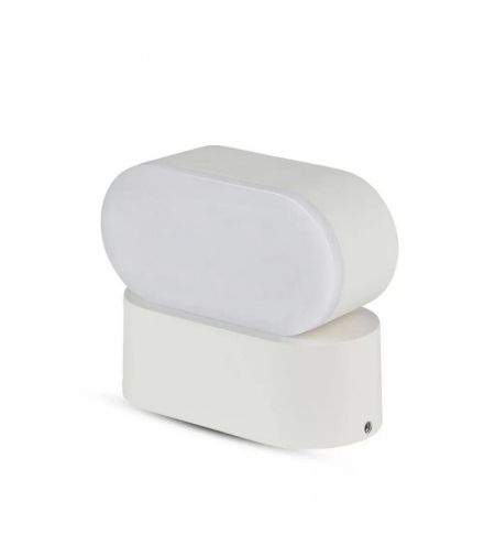 Lampa ścienna LED 6W, Ciepła, Barwa:3000K, Obudowa: Biała V-TAC 218286